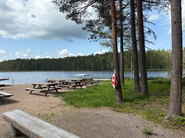 Laksjöns badplats