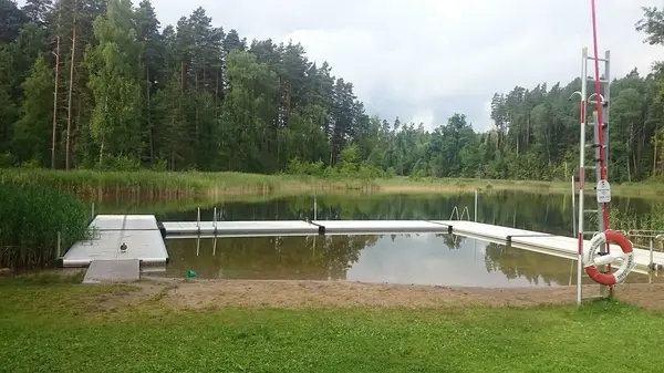 Bruksdammen, badplats